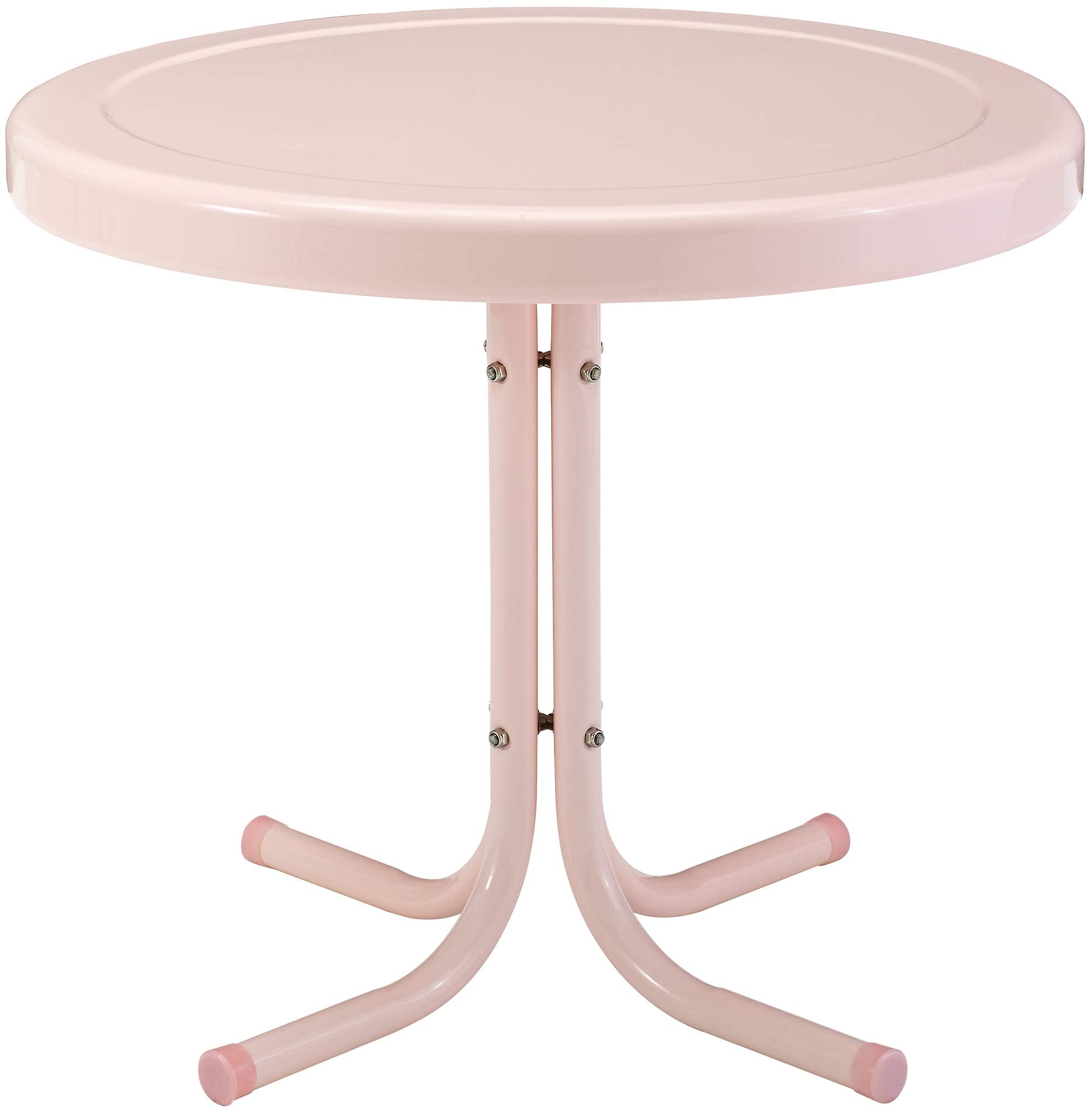 Crosley Furniture Griffith Weather Resistant Retro Metal Outdoor Side Table for Patio, Deck, Porch, Key Lime