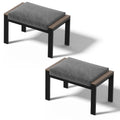DoCred Aluminum Patio Furniture Set, 3-Seat Metal Sofa for Patio Conversation Set, Outdoor Sofa Set for Porch, Balcony, Deck, Yard, Poolside